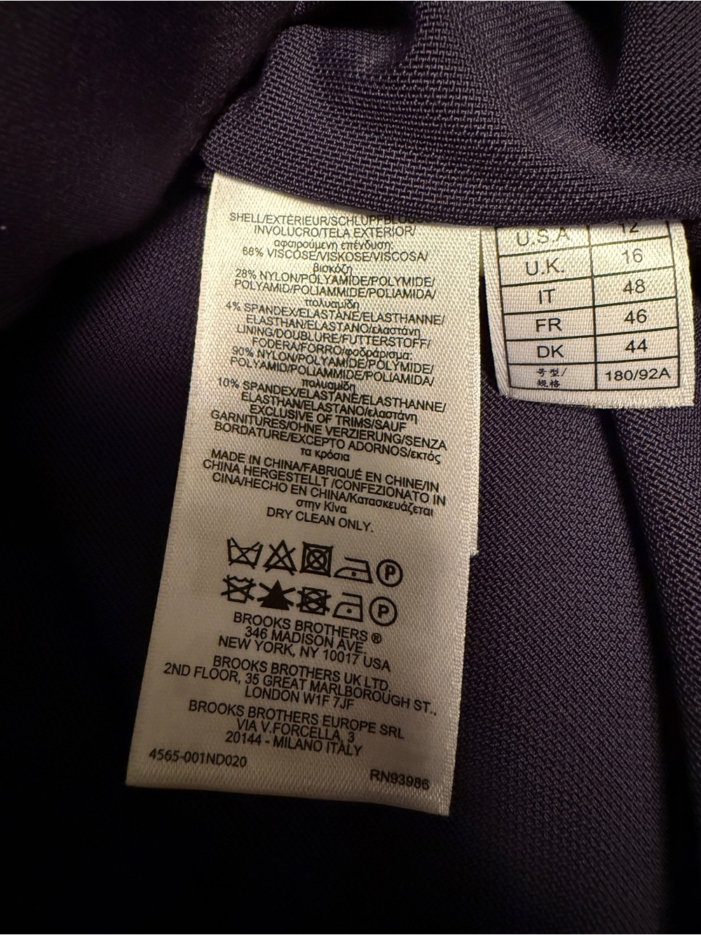 Like New, Brooks Brothers Black Short-Sleeve Midi Sheath Dress - Picture 5 of 5